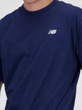 New Balance T-shirt Uomo MT41509 Nb Navy - Blu