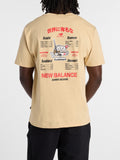 New Balance T-shirt Ramen Uomo MT61H51D Toasted Sesame - Giallo