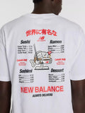 New Balance T-shirt Uomo MT61H51D White - Bianco