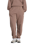 New Balance Pantalone Tuta French Terry Donna WP41500 Cortado - Marrone
