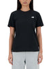 new balance t shirt donna wt41509 black nero 169915215