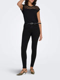 Only Jeans Slim Donna 15181958 Black - Nero