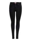 Only Jeans Slim Donna 15181958 Black - Nero