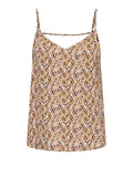 Only Top Donna 15222159 Dull Gold 716 Abstract Zigzag - Marrone