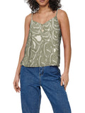 Only Top Nova Life Donna 15222159 Vaporous Gray 727 Hawaii Leave - Verde