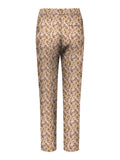 Only Pantalone Jogger Donna 15222230 Dull Gold 716 Abstract Zigzag - Marrone