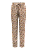 Only Pantalone Jogger Donna 15222230 Dull Gold 716 Abstract Zigzag - Marrone