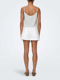 Only Shorts Jeans Donna 15256608 White Denim - Bianco