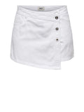 Only Shorts Jeans Donna 15256608 White Denim - Bianco