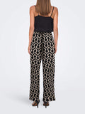 Only Pantalone Straight Donna 15264446 Black 723 Rough Nomad - Nero