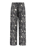 Only Pantalone Straight Donna 15264446 Vaporous Gray 726 Hawaii Leave - Nero