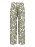 Only Pantalone Straight Donna 15264446 Vaporous Gray 727 Hawaii Leave - Verde