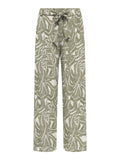Only Pantalone Straight Donna 15264446 Vaporous Gray 727 Hawaii Leave - Verde