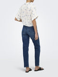 Only Camicia Casual Donna 15281497 Cloud Dancer Nira Flower - Bianco