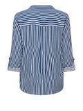 Only Camicia Casual Donna 15281677 Peacoat White - Blu