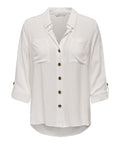 Only Camicia Casual Donna 15281677 Snow White - Bianco