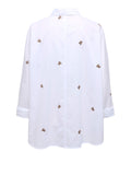 Only Camicia Casual Donna 15283743 Bright White Light Teddy - Bianco