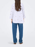 Only Camicia Casual Donna 15283743 Bright White Light Teddy - Bianco