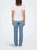 Only T-shirt Ketty Donna 15288473 Bright White Cherries - Bianco