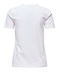 Only T-shirt Ketty Donna 15288473 Bright White True Blue Flowers - Bianco