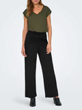 Only Pantalone Palazzo Donna 15294429 Black - Nero