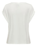 Only T-shirt Donna 15303413 Snow White - Bianco