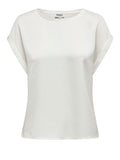 Only T-shirt Donna 15303413 Snow White - Bianco