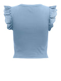 Only Canotta Donna 15308890 Soft Chambray - Celeste