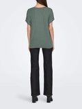 Only Maglia Donna 15315976 Laurel Wreath Silver Glitter - Verde