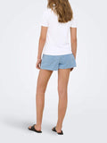 Only T-shirt Donna 15316728 Bright White Foodie Twisted - Bianco