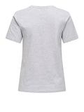 Only T-shirt Donna 15317989 Light Grey Melange Darling - Grigio