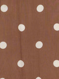 Only Vestito Midi Donna 15322844 Cocoa Brown Pretty Dots - Marrone