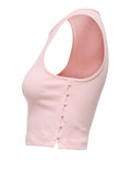 Only Top Donna 15325019 Rosy Touch Pearl Emb. Sideseam - Rosa