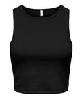Only Top Donna 15325019 Black Pearl Emb. Sideseam - Nero