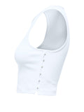Only Top Donna 15325019 Bright White Pearl Emb. Sidese - Bianco