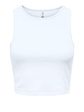 Only Top Donna 15325019 Bright White Pearl Emb. Sidese - Bianco