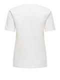 Only T-shirt Donna 15327666 Cloud Dancer Amalfi - Bianco