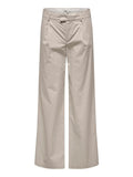 Only Pantalone Palazzo Carrie Mw Pleat Chino Donna 15334261 Chateau Gray - Beige
