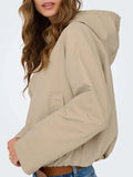 Only Giubbino Bealo Donna 15336162 Humus Silver Trim - Beige