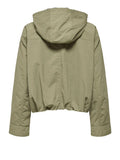 Only Giubbino Bealo Hood Donna 15336162 Aloe Silver Trim - Verde