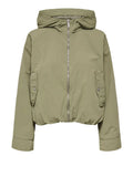 Only Giubbino Bealo Hood Donna 15336162 Aloe Silver Trim - Verde