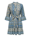 Only Vestito Mini Sina Life Donna 15340073 Cloud Dancer Sina Paisley - Multicolore