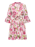 Only Vestito Mini Sina Life Donna 15340073 Roseate Spoonbill Sina Flower - Floreale