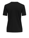 Only T-shirt Donna 15343568 Black Rhinestone Necklace - Nero