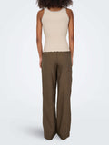 Only Canotta Donna 15345994 Peyote - Avorio