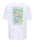 Only T-shirt Donna 15346761 Bright White Sardinas Frescas - Bianco