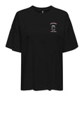 Only T-shirt Donna 15346761 Black Sardine Frineds - Nero