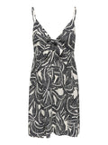 Only Vestito Mini Donna 15347862 Vaporous Gray 726 Hawaii Leave - Nero