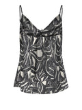 Only Top Donna 15347904 Vaporous Gray 726 Hawaii Leave - Nero