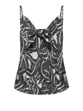 Only Top Donna 15347904 Vaporous Gray 726 Hawaii Leave - Nero